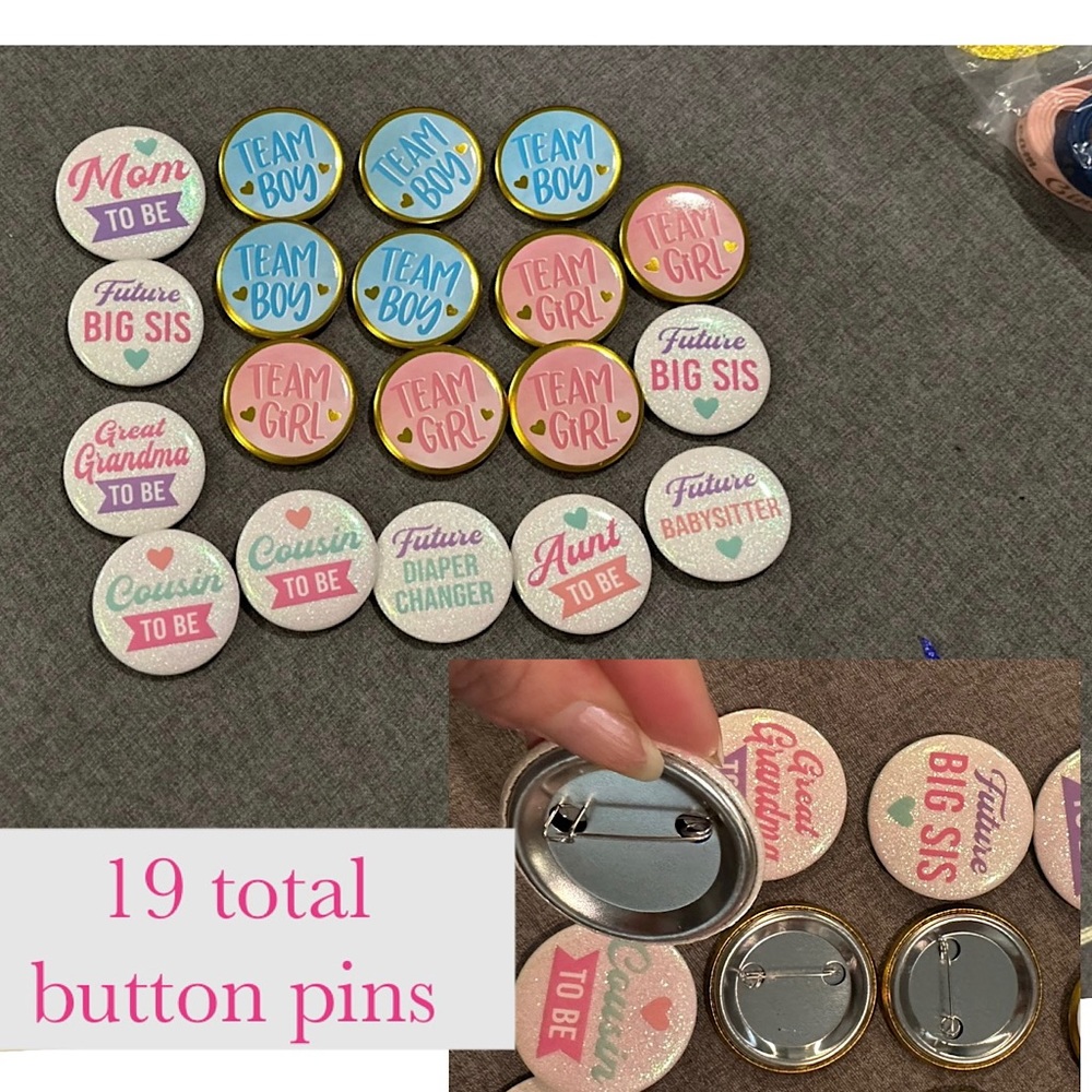 Gender reveal party decor & games